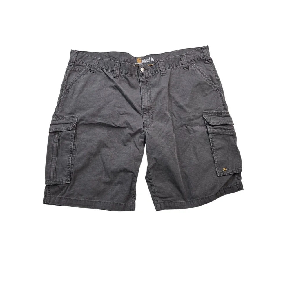 Carhartt Men's 46‎ Gray Force Tappen Relaxed Fit Ripstop Cargo Shorts 101168